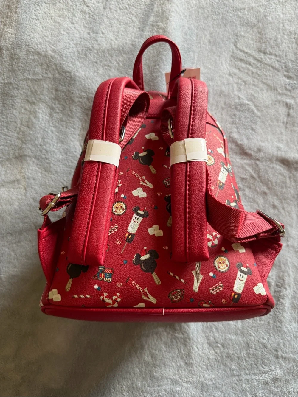 Disney Parks Loungefly Snacks Mini Backpack NWT Mickey Treats Red Bag
